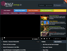 Tablet Screenshot of pfalz-bewegt.de